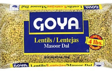 Goya Lentils 4lbs