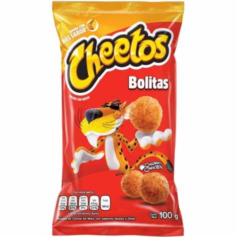 Cheetos Bolitas Bolsa Grande 3.52oz