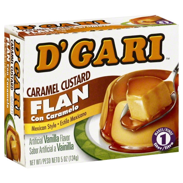 DGari Flan with Caramel (Custard Mix) 4.7oz
