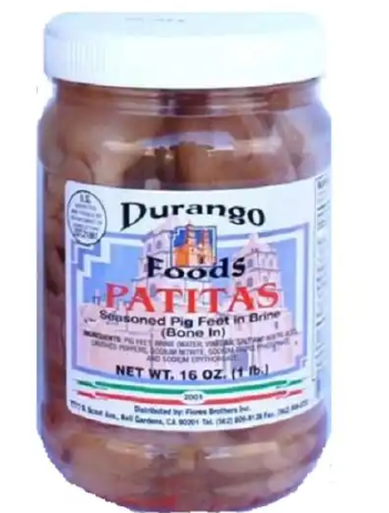 Durango Patitas (Pigs Feet) 16 oz