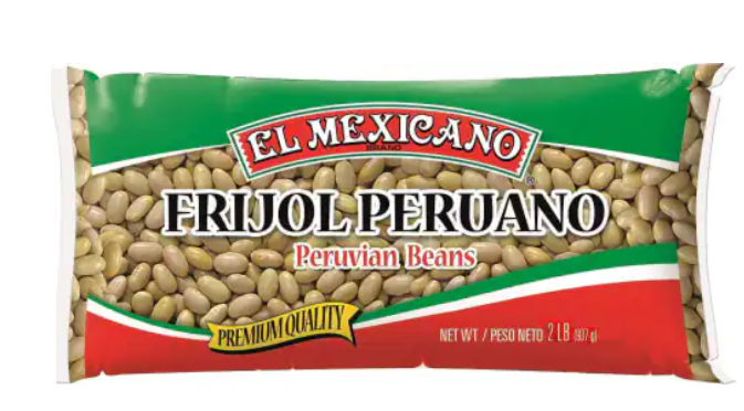 El Mexicano Frijol Peruano Beans 2LB
