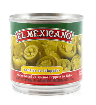 100034-El Mexicano Whole Jalapeno 13oz
