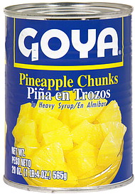 2841-Goya Pineapple Chunks in Heavy Syrup 20oz