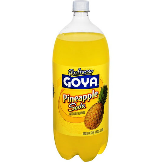 4106-Goya Pineapple soda 2 liters- PICK UP ONLY