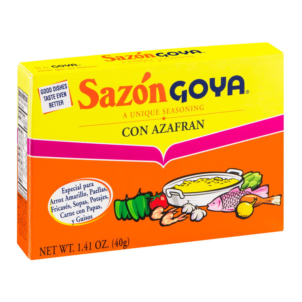 3784- Goya Sazon Con Azafran 1.41oz