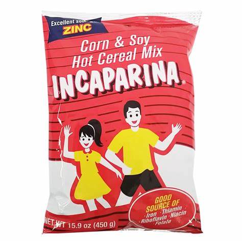 Incaparina (Corn & Soy Hot Cereal Mix) Guatemala 15.9oz