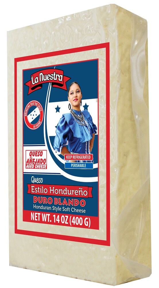 La Nuestra Queso duro Blando Hondureno 14oz------> PICK UP ONLY