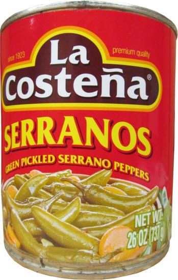 La Costena Serrano 26oz