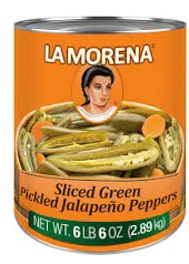 La Morena Sliced Jalapeno 108oz