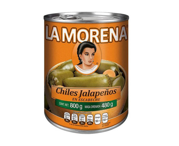 La Morena Whole Jalapeno 28.2 oz (800g)