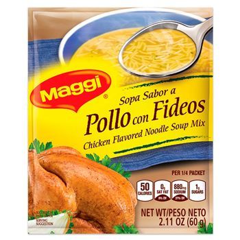 Maggi Chicken Pasta Shells (Sopa Pollo con Caracolitos)