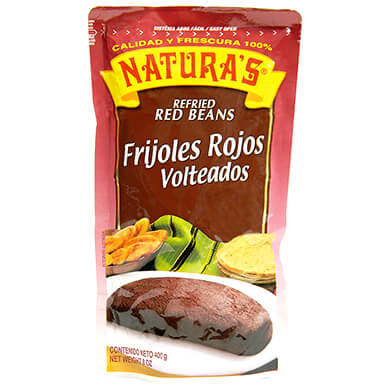Naturas Frijoles Rojos Refritos 400g
