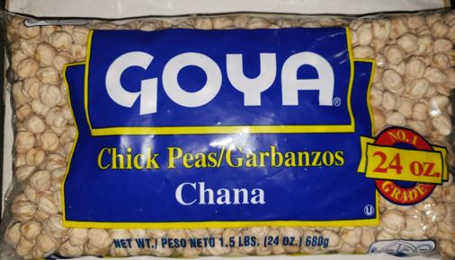 2530- Goya Chick Peas (garbanzo) 24oz