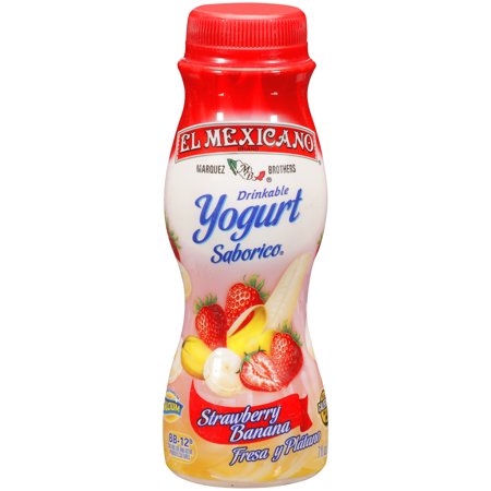 El Mexicano Yogurt Straw/Banana 7oz------> PICK UP ONLY