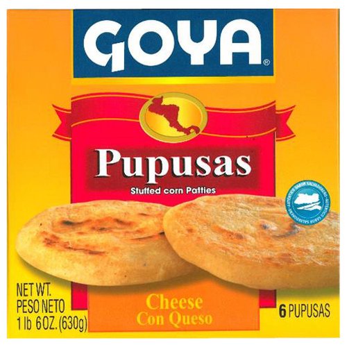Frozen Goya Pupusas Queso 22oz------> PICK UP ONLY