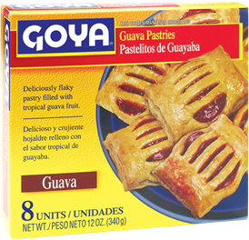 Frozen Goya Pastelitos de Guayaba y Queso 12oz---------> PICK UP ONLY