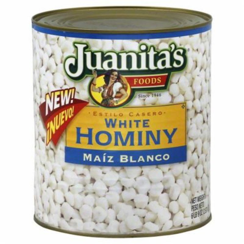 Juanita White Hominy 108oz Azul / Blue
