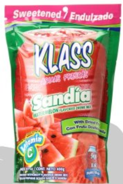 Klass Sandia/Watermelon Agua Frescas 14.1oz