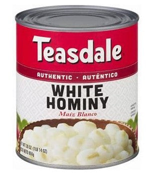 Teasdale White Hominy (Maiz Blanco) 108oz