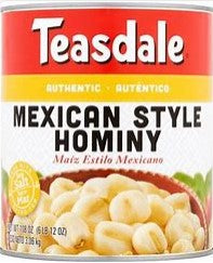 Teasdale "Mexican Style" Hominy (Maiz Estilo Mexicano) 108OZ
