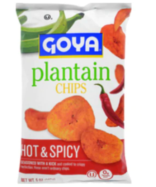 4902- Goya Plantain Chips HOT AND SPICY 5oz