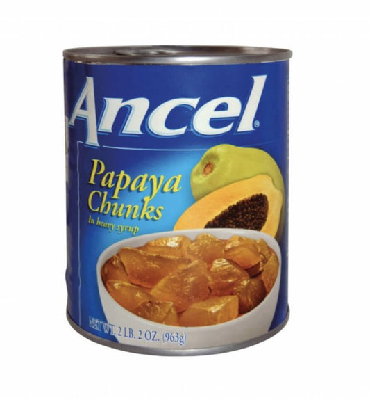 3124-Ancel Papaya Chunks 34oz
