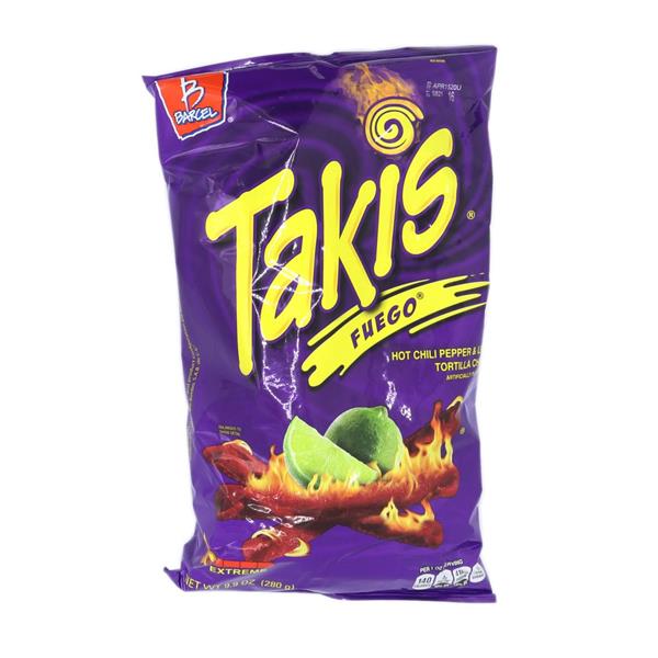 Barcel Takis Fuego Hot Chile Pepper and Lime 3.5oz