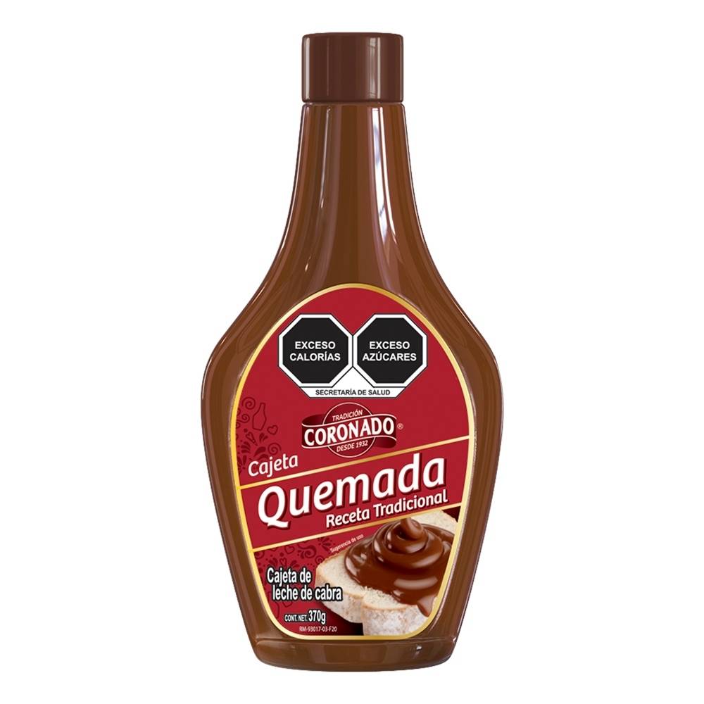 Coronado Dulce De Leche Caramel (Quemada/Cajeta) Squeezable 23oz-