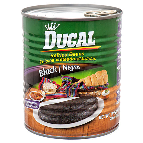 2997- Ducal Black Bean Refried 29oz (reg. size)