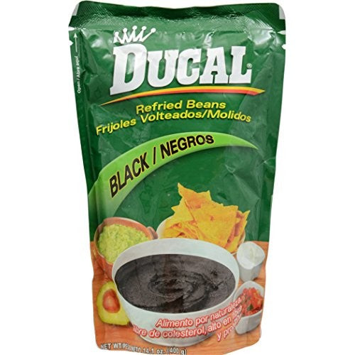 3331-Ducal Black Bean Refried Doy-Pack 14oz