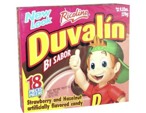 Duvalin Avellana Fresa (Hazelnut/Strawberry) 1/18pz