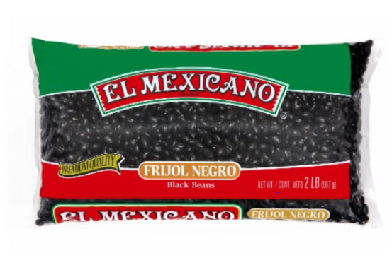 El Mexicano Black Beans 2 Lb