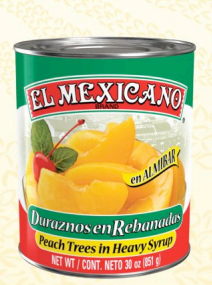 El Mexicano Durazno Rebanadas (Sliced Peaches In Heavy Syrup) 29oz
