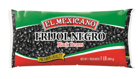 El Mexicano Black Beans (Frijol negro) 1 Lb