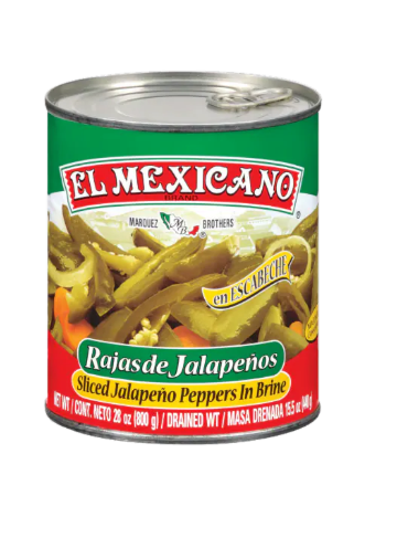 El Mexicano Sliced Jalapeno 28oz