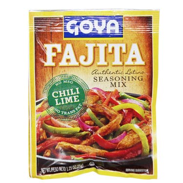 3793-Goya Fajita seasoning Mix 1.25oz