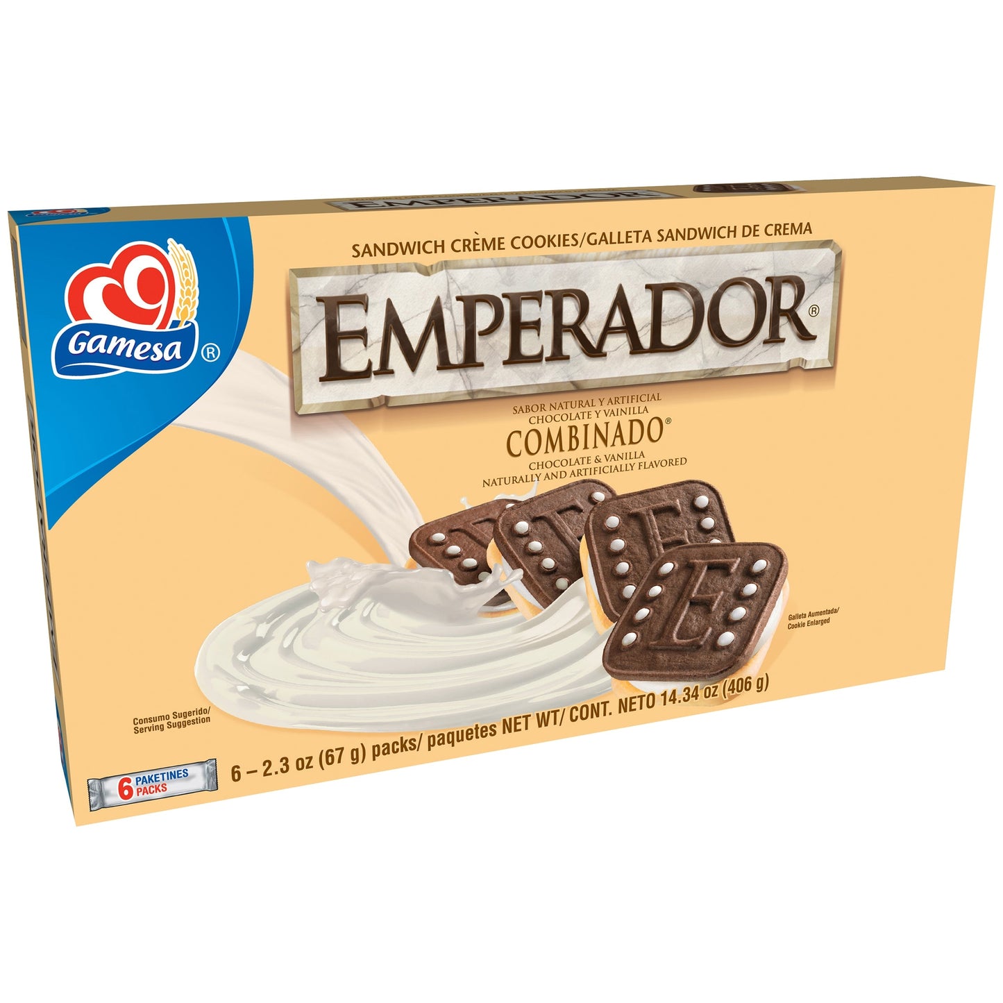 Gamesa Emperador Combinado 14oz
