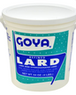 3403- Goya Lard 4 lb-----> PICK UP ONLY
