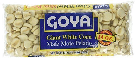2499- Goya Maiz Mote Pelado/Giant White Corn 14oz Peru