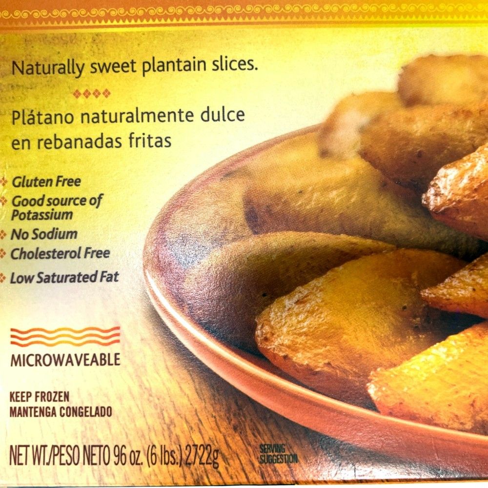 Goya Platano Maduro (rebanadas/slices) 6 lbs------> PICK UP ONLY