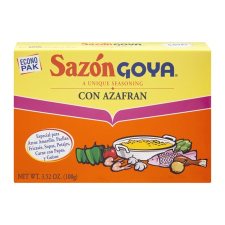 3777- Goya Sazon with Azafran 3.52oz