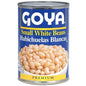 2412- Goya Small White Beans (Frijoles Blancos) 15oz