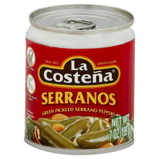 La Costena Chile Serrano 7oz