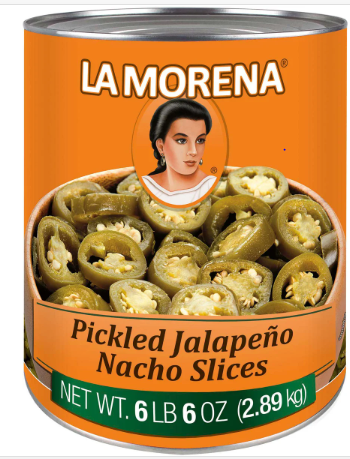 La Morena Whole Jalapeno 108 oz