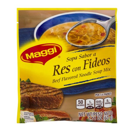 Maggi BEEF Noodle (Sopa Res con Fideos)