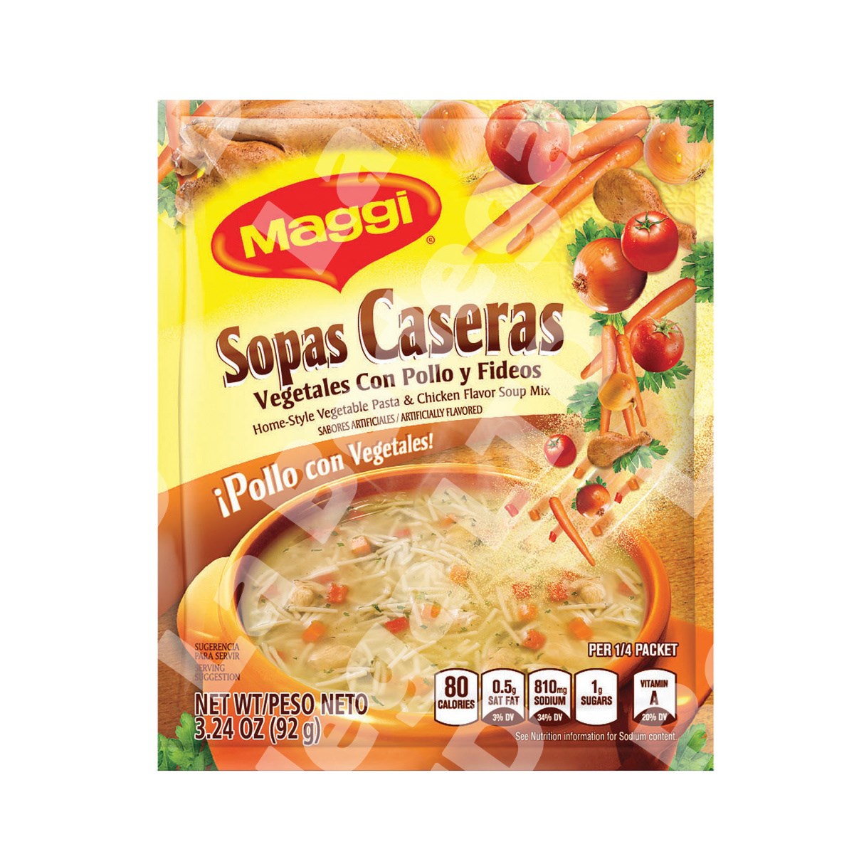 Maggi Vegetable Noodle (Vegetales Y Fideos)