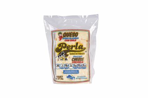 Perla Queso Frijolero con Chile 1/14 oz--------> PICK UP ONLY