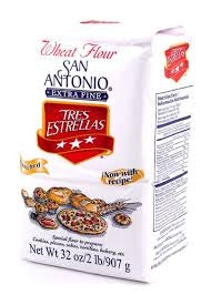 San Antonio/Tres Estrella Harina de Trigo 2 lbs