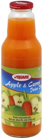 PICK UP ONLY- Square Jugo Zanahoria y Manzana (Carrot/Apple) 750ml
