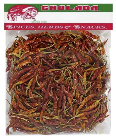 Chulada Chile Arbol 12/6oz ( large bag)